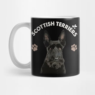 Tartan Tails Stylish Tee for Fans of Scottish Terrier Majesty Mug